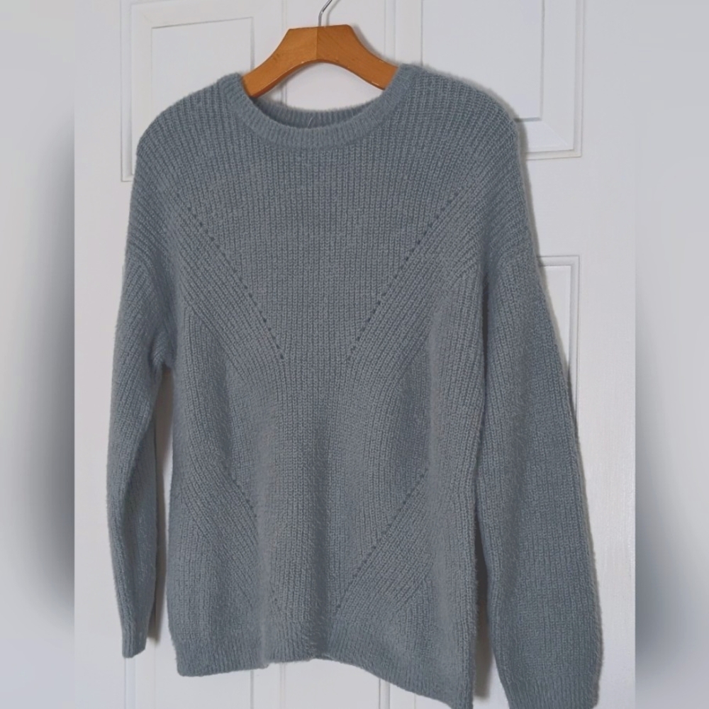 Bailey Lane Fuzzy Pointelle Sweater